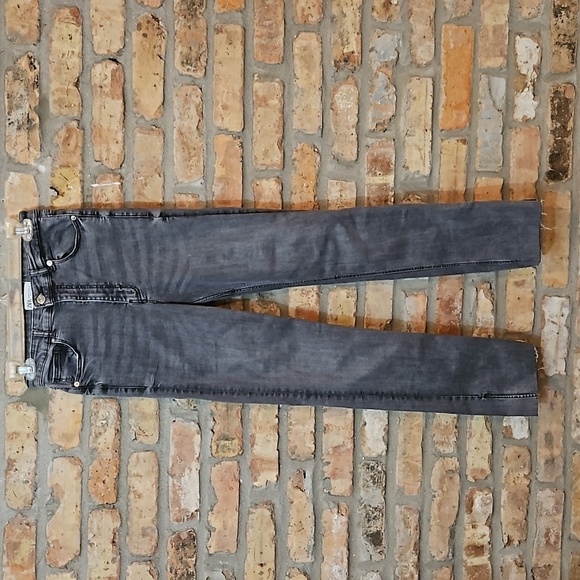 Zara Gray sun washed jeans size 26 X 29 - Picture 1 of 9